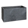 Plantenbak Arizona Biguhi - L75 X B27 X H40cm - Donkergrijs -Buitentuin Winkel arizona biguhi graphite l75w27h40 plantenbak 1