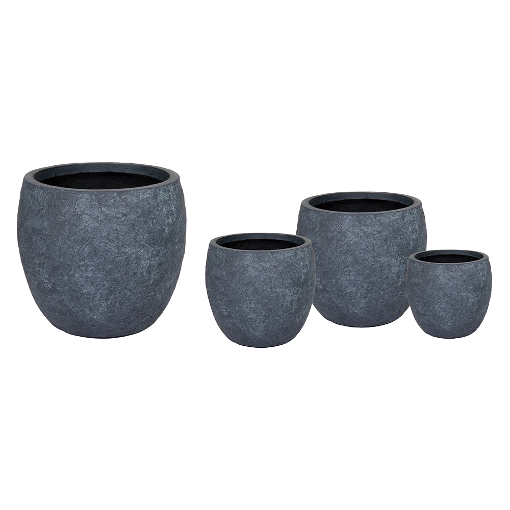 Bloempot Arizona Bullet - D32 X H28.5cm - Donkergrijs 4 Bloempot Arizona Bullet - D32 X H28.5cm - Donkergrijs - Afbeelding 2