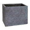 Plantenbak Arizona Cubi - L34 X B34 X H30cm - Donkergrijs -Buitentuin Winkel arizona cubi graphite w34h30 plantenbak 1 4