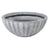 Plantenschaal Arkansas - D28 X H11.5cm - Lichtgrijs -Buitentuin Winkel arkansas bowl low washed grey d28h115 bloempot 1 5