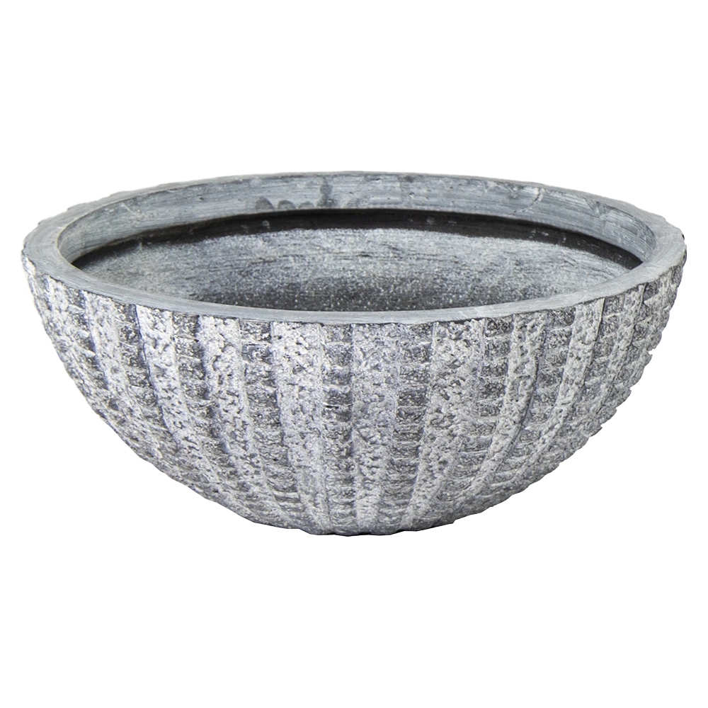 Plantenschaal Arkansas - D36 X H16.5cm - Lichtgrijs 3 Plantenschaal Arkansas - D36 X H16.5cm - Lichtgrijs