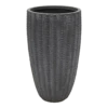 Bloempot Arkansas High Vase - D44 X H77cm - Donkergrijs 2 Bloempot Arkansas High Vase - D44 X H77cm - Donkergrijs -Buitentuin Winkel arkansas high vase graphite d44h77 bloempot 1