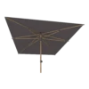 Azzurro Stokparasol 200 X 300 Cm - Charcoal / Woodlook -Buitentuin Winkel azzurro stokparasol 200x300 cm charcoal woodlook 1