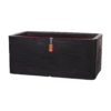 Capi Plantenbak Rechthoek Nature Rib NL - L73 X B39 X H32cm - Zwart -Buitentuin Winkel bak rechthoek rib nl 73x39x32 zwart plantenbak 1 6