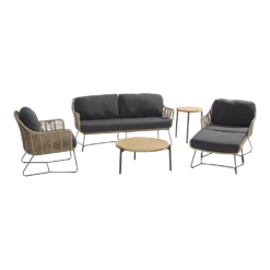 Belmond Lounge Bank 2.5-zits - Incl. Kussens 7 Belmond Lounge Bank 2.5-zits - Incl. Kussens -Buitentuin Winkel belmond lounge bank 25 zits incl kussens 3 1