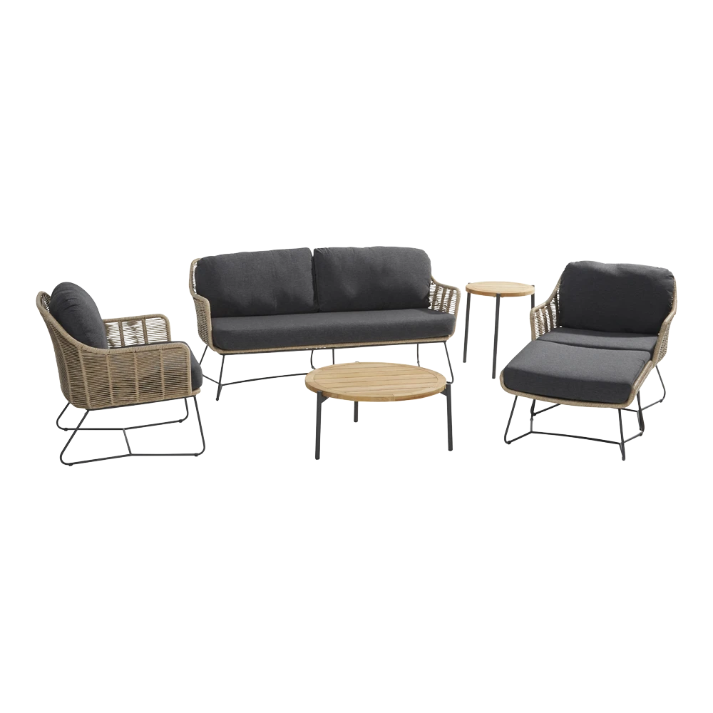 Belmond Lounge Bank 2.5-zits - Incl. Kussens 5 Belmond Lounge Bank 2.5-zits - Incl. Kussens - Afbeelding 3