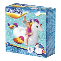 Bestway Fantasy Unicorn Opblaasfiguur - 150cm -Buitentuin Winkel bestway fantasy unicorn opblaasfiguur 150cm 3