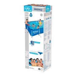 Bestway Frame Zwembad - Steel Pro - 400x211x81cm -Buitentuin Winkel bestway frame zwembad steel pro 400x211x81cm 6 1