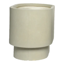 Bloempot Alexis Ovaal - L32 X B20 X H24cm - Beige 8 Bloempot Alexis Ovaal - L32 X B20 X H24cm - Beige -Buitentuin Winkel bloempot alexis ovaal beige bloempot 3