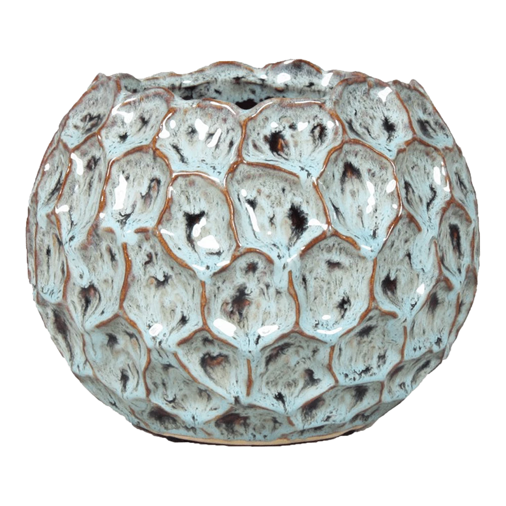 Bloempot Brussel - D24 X H20cm - Groen 3 Bloempot Brussel - D24 X H20cm - Groen