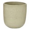 Bloempot Collin - D33 X H34cm - Creme 2 Bloempot Collin - D33 X H34cm - Creme -Buitentuin Winkel bloempot collin creme bloempot 1