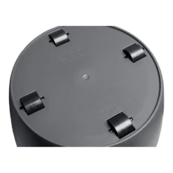 Bloempot Elho Brussels Rond 35cm - Met Wielen - Antraciet -Buitentuin Winkel bloempot elho brussels rond 35cm met wielen antraciet bloempot antraciet 4 1