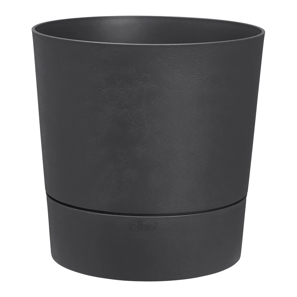 Bloempot Elho Greensense Aqua Care Rond - D35 X H34cm - Houtskoolgrijs 3 Bloempot Elho Greensense Aqua Care Rond - D35 X H34cm - Houtskoolgrijs