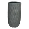 Bloempot James Hoog - D24 X H49cm - Grijs -Buitentuin Winkel bloempot james hoog grijs bloempot 1