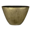 Bloempot Kos Ovaal - L33 X B14 X H27cm - Goud -Buitentuin Winkel bloempot kos ovaal l33xb14xh27cm goud bloempot 1 1