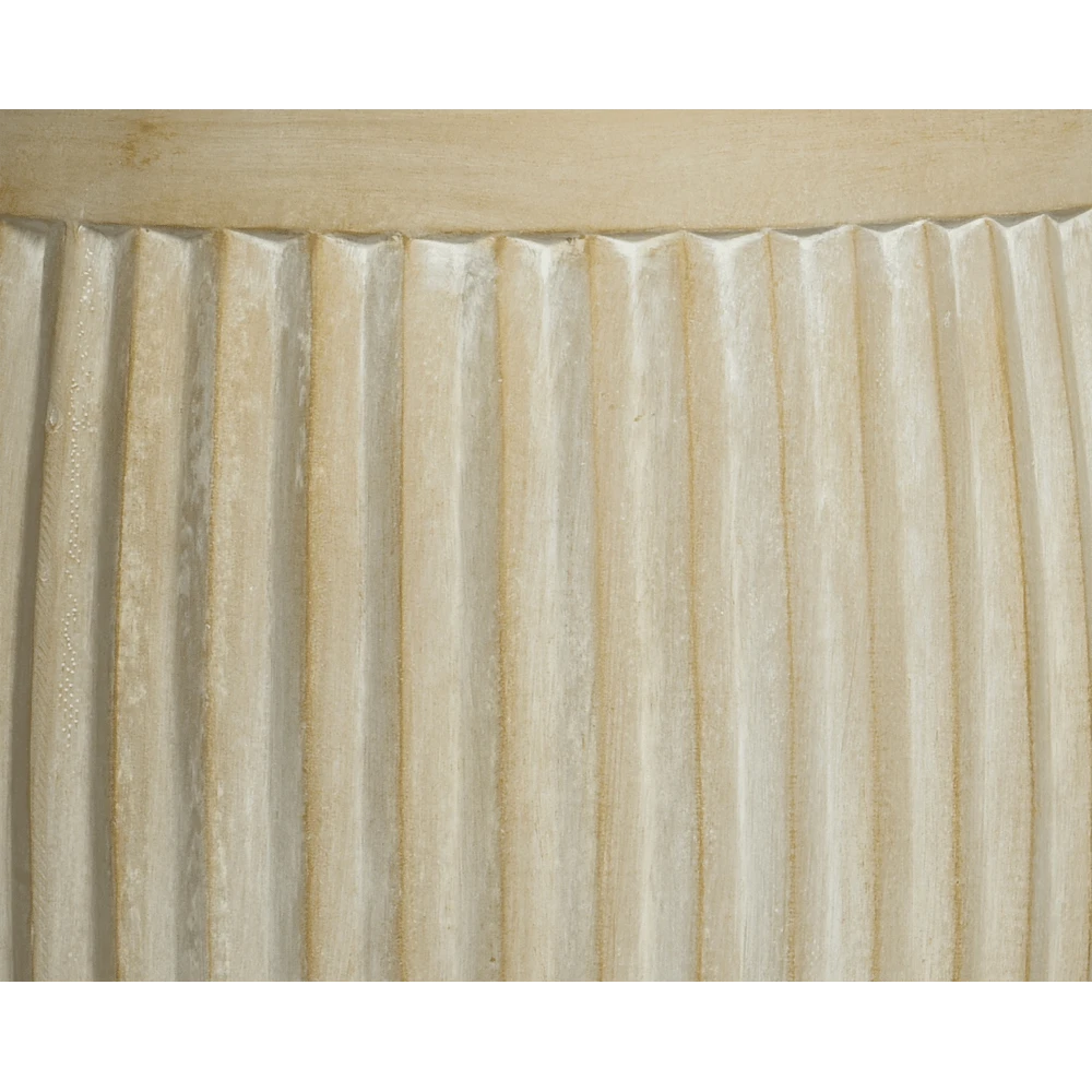 Bloempot Laura - D32 X H32cm - Beige 5 Bloempot Laura - D32 X H32cm - Beige - Afbeelding 3