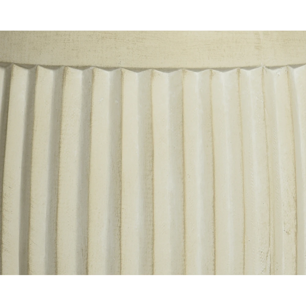 Bloempot Laura - D32 X H32cm - Off White 5 Bloempot Laura - D32 X H32cm - Off White - Afbeelding 3