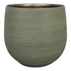 Bloempot Lydia - D36 X H32cm - Shiny Green