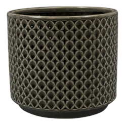 Bloempot Thies - D19 X H17cm - Antraciet