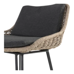 Bohemian Bar Stoel - Naturel - Incl. Kussen -Buitentuin Winkel bohemian bar stoel naturel incl kussen 4 1