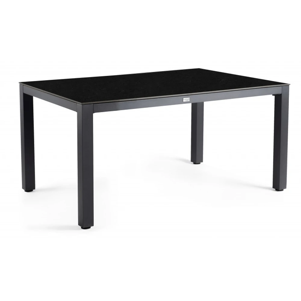 Briga Dining Tafel Trespa Top Graphite - 180 X 100 Cm - Charcoal Frame