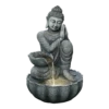 Buddha Met Waterschaal - 82cm Hoog - Polystone -Buitentuin Winkel buddha met waterschaal 82cm hoog polystone 1