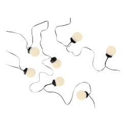 Lumineo Budget Feestverlichting Lichtsnoer - Bolvorm - 950cm - 20 LEDS - Warm Wit -Buitentuin Winkel budget feestverlichting lichtsnoer bolvorm 950cm 20 leds warm wit netstroom 3 3