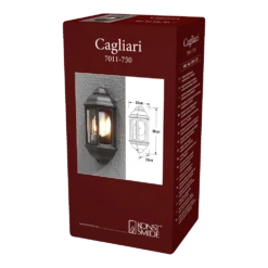 Konstsmide Cagliari 230V Wandlampr Flush 36cm, E27 Max 100W -Buitentuin Winkel cagliari 230v wandlampr flush 36cm e27 max 100w netstroom 3