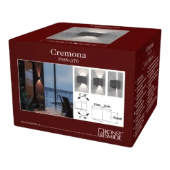 Konstsmide Cremona PowerLED 230V Wandlamp Flush 13.5cm, 2x 3W -Buitentuin Winkel cremona powerled 230v wandlamp flush 135cm 2x 3w netstroom 5