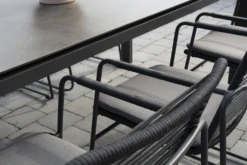 Elba Dining Stoel - Antraciet - Incl. Kussen -Buitentuin Winkel elba dining stoel antraciet incl kussen 4 3