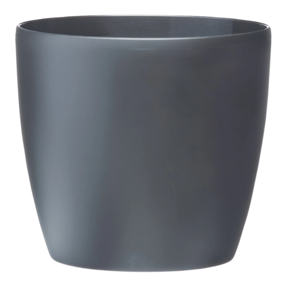 Bloempot Elho Brussels Rond 47cm - Met Wielen - Antraciet 3 Bloempot Elho Brussels Rond 47cm - Met Wielen - Antraciet