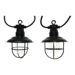 Lumineo Feestverlichting Lichtsnoer - 450cm - 10 LEDS - Warm Wit 7 Lumineo Feestverlichting Lichtsnoer - 450cm - 10 LEDS - Warm Wit -Buitentuin Winkel feestverlichting lichtsnoer 450cm 10 leds warm wit netstroom 3 3