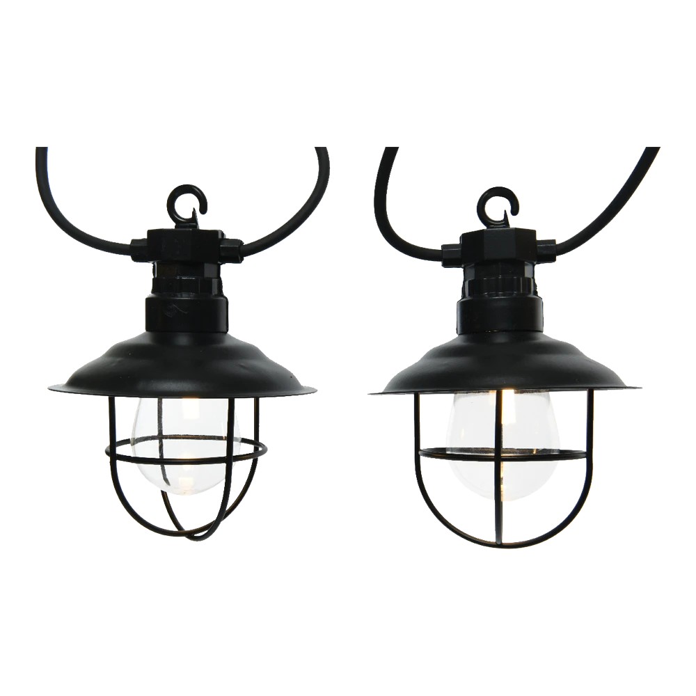 Lumineo Feestverlichting Lichtsnoer - 450cm - 10 LEDS - Warm Wit 5 Lumineo Feestverlichting Lichtsnoer - 450cm - 10 LEDS - Warm Wit - Afbeelding 3