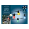 Lumineo Feestverlichting Lichtsnoer - Bolvorm - Twinkel Effect - 950cm - 20 LEDS - Multi -Buitentuin Winkel feestverlichting lichtsnoer bolvorm twinkel effect 950cm 20 leds multi netstroom 1 3