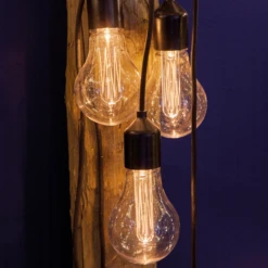 Lumineo Feestverlichting Lichtsnoer - Classic Vorm - 950cm - 20 LEDS Groot - Klassiek Warm -Buitentuin Winkel feestverlichting lichtsnoer classic vorm 950cm 20 leds groot klassiek warm netstroom 4 3