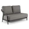Fiona Lounge 2-zits Rechts - Charcoal -Buitentuin Winkel fiona lounge 2 zits rechts charcoal 1