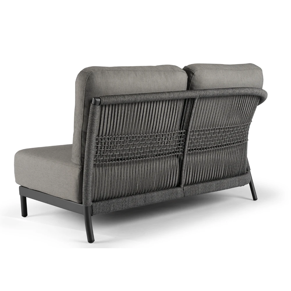 Fiona Lounge 2-zits Rechts - Charcoal 4 Fiona Lounge 2-zits Rechts - Charcoal - Afbeelding 2