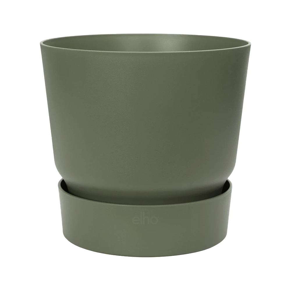 Elho Bloempot Greenville Rond 25cm - Bladgroen 3 Elho Bloempot Greenville Rond 25cm - Bladgroen