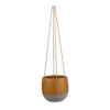 Hangpot Resa - D18,5 X H17cm - Oker -Buitentuin Winkel hangpot resa d18 5 x h17cm oker hangpot 1 1