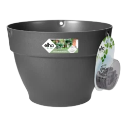 Elho Hangschaal Vibia Campana 26cm - Antraciet -Buitentuin Winkel hangschaal vibia campana 26cm antraciet hangpot antraciet 2 1
