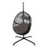 Hangstoel Laos - Zwart/Antraciet -Buitentuin Winkel hangstoel laos zwart antraciet 1