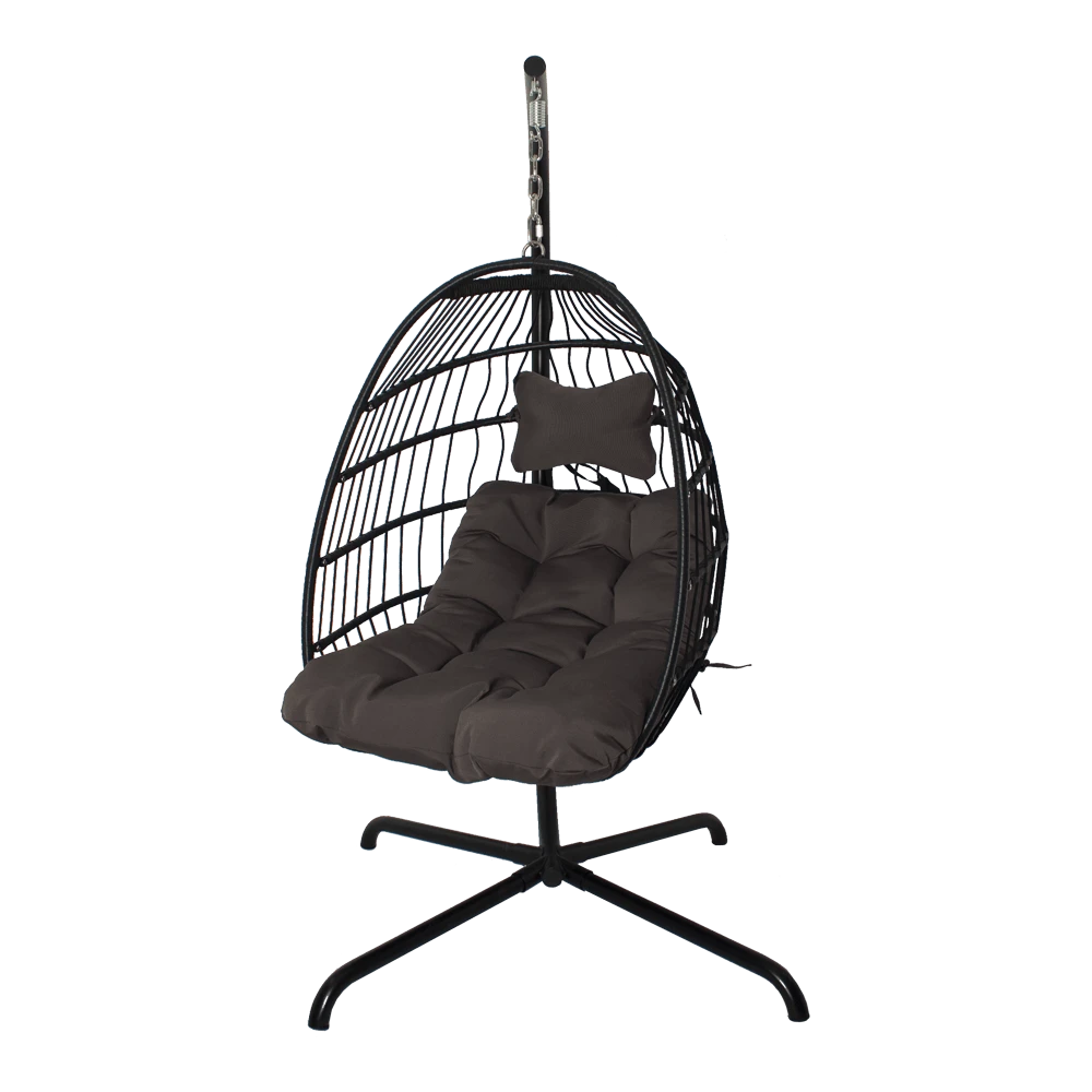 Hangstoel Norway - Inklapbaar - Zwart/Bruin 3 Hangstoel Norway - Inklapbaar - Zwart/Bruin