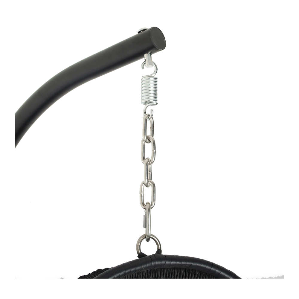 Hangstoel Norway - Inklapbaar - Zwart/Bruin 7 Hangstoel Norway - Inklapbaar - Zwart/Bruin - Afbeelding 5