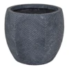 Bloempot Iowa Bullet - D44 X H39cm - Donkergrijs -Buitentuin Winkel iowa bullet graphite d44h39 bloempot 1 5
