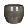 Bloempot Lester - D28 X H26cm - Donkergrijs 1 Bloempot Lester - D28 X H26cm - Donkergrijs -Buitentuin Winkel lester pot rond dgrijs h26xd28cm bloempot 1 4