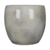 Bloempot Lester - D38 X H35cm - Lichtgrijs -Buitentuin Winkel lester pot rond lgrijs h35xd38cm bloempot 1 4