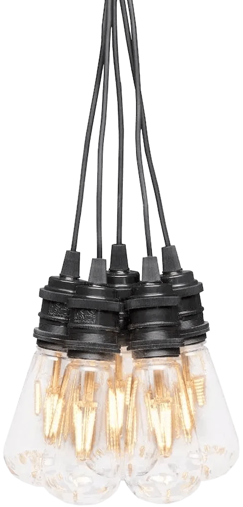 Lichtsnoer Feestverlichting Edison LED Koppelbaar + Dimbaar - Startset - 10m - 10 LED's - Konstsmide 4 Lichtsnoer Feestverlichting Edison LED Koppelbaar + Dimbaar - Startset - 10m - 10 LED's - Konstsmide - Afbeelding 2