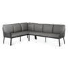 Liv Lounge Dining Set Left Charcoal -Buitentuin Winkel liv lounge dining set left charcoal 1 new