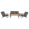 Loungeset Donnan Charcoal -Buitentuin Winkel loungeset donnan charcoal 1 1