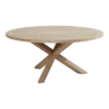 Louvre Dining Tafel - U00f8 160 Cm - Natural Teak